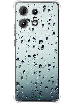 Чехол на motorola edge 50 pro 5g стекло в каплях "848sp-3710-8094", чехол для телефона