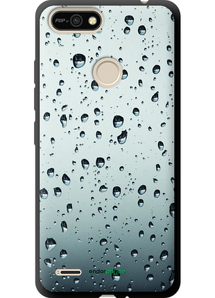 Чохол на tecno pop 2f b1f скло в краплях "848b-2391-8094"