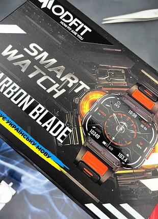 Наручний годинник modfit carbon blade orange 7