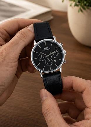 Наручные часы forsining 8312 black-silver 4