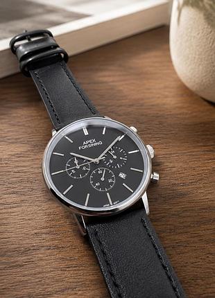 Наручные часы forsining 8312 black-silver 6