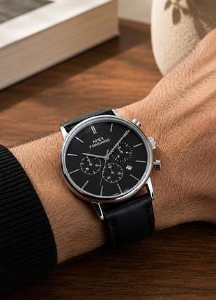 Наручные часы forsining 8312 black-silver 7