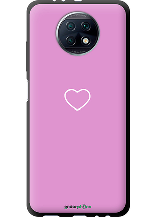 Чехол на xiaomi redmi note 9t сердце 2 "4863b-2261-8094", чехол для телефона