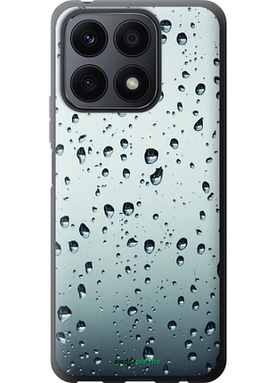 Чехол на huawei honor x8a стекло в каплях "848u-2963-8094", чехол для телефона