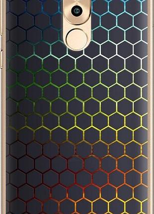 Чехол на huawei mate 9 lite переливающиеся соты "498u-474-8094", чехол для телефона
