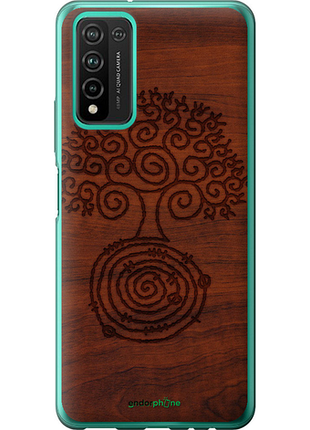 Чехол на huawei honor 10x lite узор дерева "4119u-2198-8094", чехол для телефона