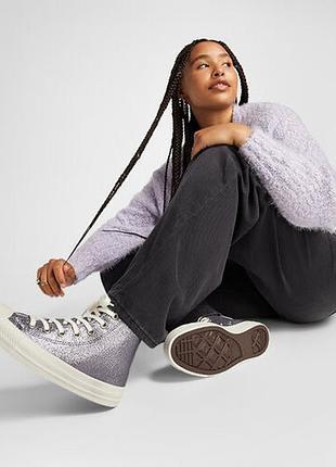 Кеди глітер блискучі converse chuck taylor all star 7