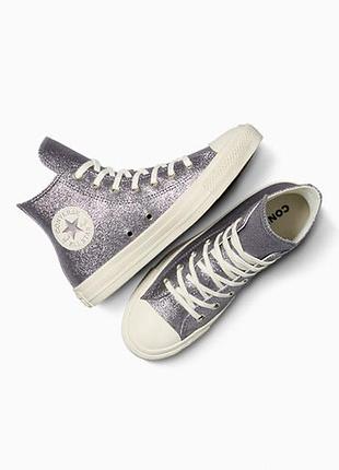 Кеди глітер блискучі converse chuck taylor all star 9