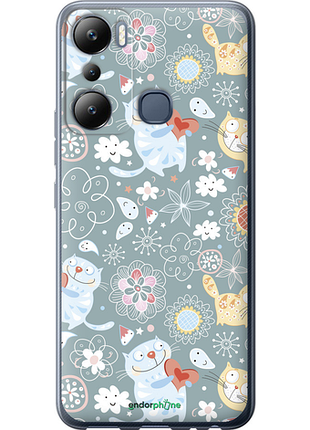 Чехол на infinix hot 20i котята v3 "1223u-2964-8094", чехол для телефона