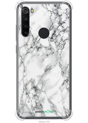 Чохол на xiaomi redmi note 8 мармур білий "4480sp-1787-8094", чохол для телефона
