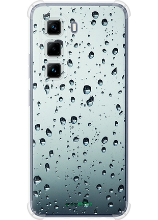 Чехол на infinix hot 50 pro 4g стекло в каплях "848sp-3871-8094", чехол для телефона