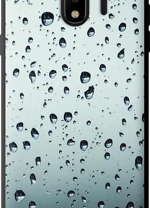 Чехол на samsung galaxy j4 2018 стекло в каплях "848b-1487-8094", чехол для телефона, чехол для телефона, чехол для телефона