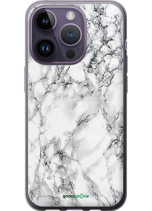 Чехол на iphone 14 pro мрамор белый "4480u-2646-8094"