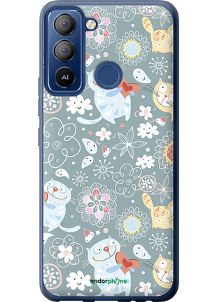 Чехол на tecno pop 5 lte bd4 котята v3 "1223u-2639-8094", чехол для телефона