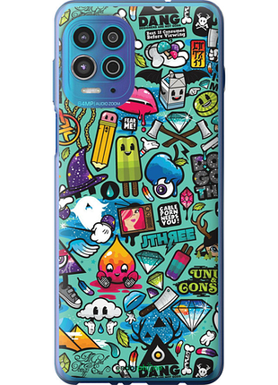 Чехол на motorola edge s стикер бомбинг 1 "693u-2860-8094"
