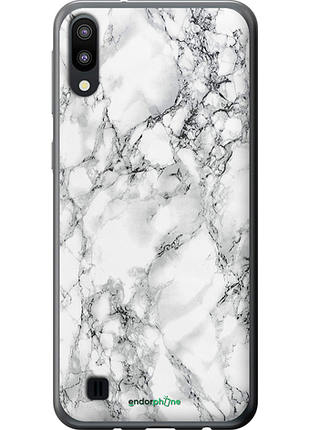 Чехол на samsung galaxy m10 мрамор белый "4480u-1661-8094"