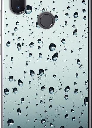 Чехол на xiaomi mi8 se стекло в каплях "848u-1504-8094"