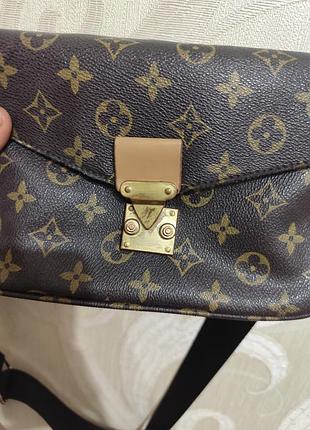 Сумка женская через плечо louis vuitton pochette metis monogram
