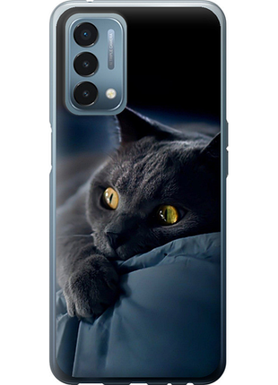 Чехол на oneplus nord n200 дымчатый кот "825u-2384-851"