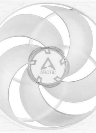 Кулер до корпусу arctic p14 pwm, white/transparent