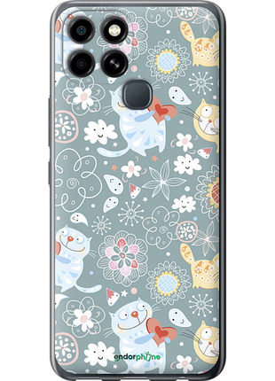 Чехол на infinix smart 6 котята v3 "1223u-2758-8094", чехол для телефона
