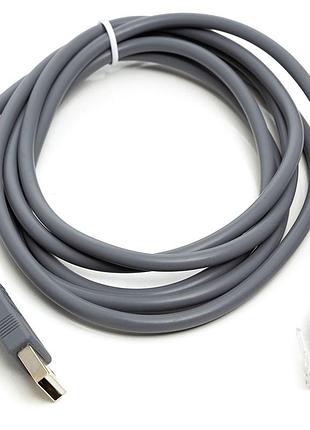 Кабель для сканеров штрих-кода powerplant usb (m) - rj45 (m), 1 м