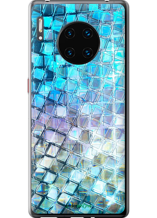 Чехол на huawei mate 30 pro переливающаяся чешуя "227u-1796-8094", чехол для телефона