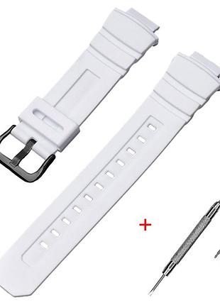 Ремешок для casio g-shock g-7700 white bk, ремешки для часов