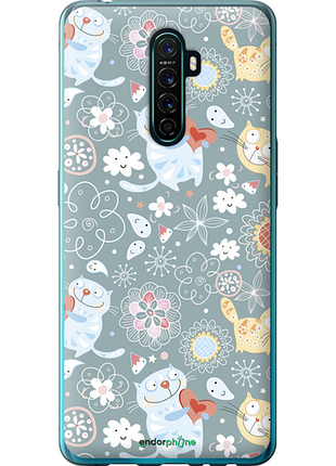 Чехол на oppo reno ace котята v3 "1223u-1964-8094", чехол для телефона