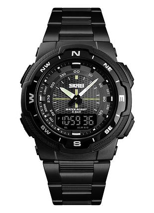 Наручные часы skmei 1370bkbk black-black