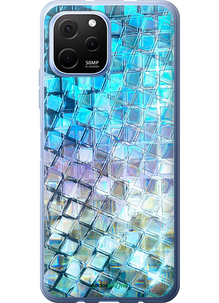 Чехол на huawei nova y61 переливающаяся чешуя "227u-2983-8094", чехол для телефона