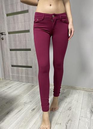 Бордові штани