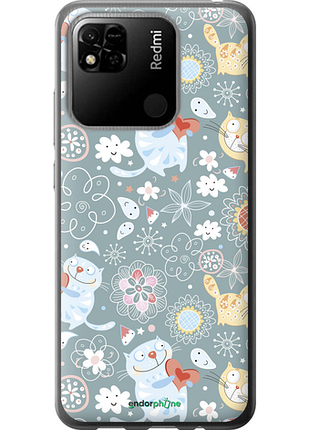 Чехол на xiaomi redmi 9c котята v3 "1223u-2035-8094", чехол для телефона