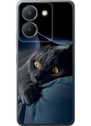 Чехол на vivo y27 5g дымчатый кот "825u-3407-851"