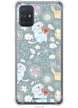 Чохол на samsung galaxy a71 2020 a715f кошенята v3 "1223sp-1826-8094", чохол для телефона