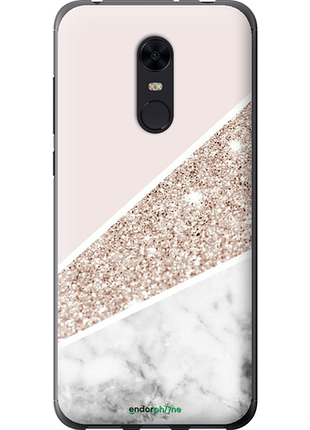 Чехол на xiaomi redmi 5 plus пастельный мрамор "4342u-1347-8094", чехол для телефона