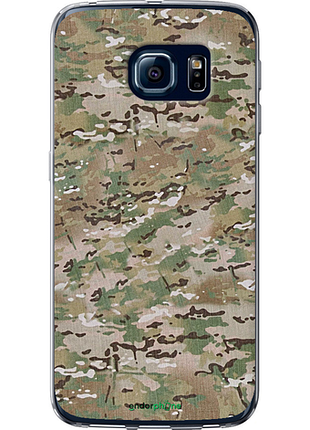 Чехол на samsung galaxy s6 edge g925f камуфляж v5 "1201u-83-8094", чехол для телефона