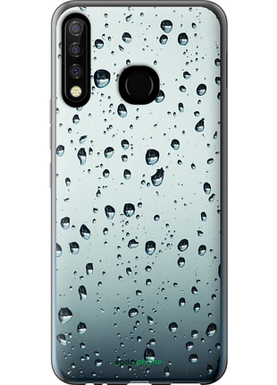 Чехол на tecno camon 12 cc7 стекло в каплях "848u-2432-8094", чехол для телефона