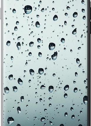 Чехол на iphone 7 plus стекло в каплях "848u-337-8094"