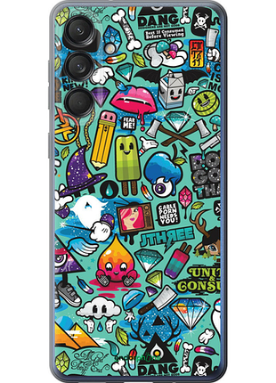Чехол на samsung galaxy m55 стикер бомбинг 1 "693u-3688-8094", чехол для телефона