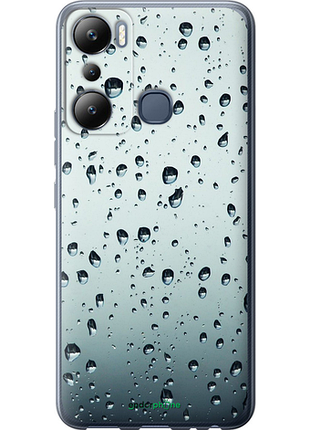 Чехол на infinix hot 20i стекло в каплях "848u-2964-8094", чехол для телефона