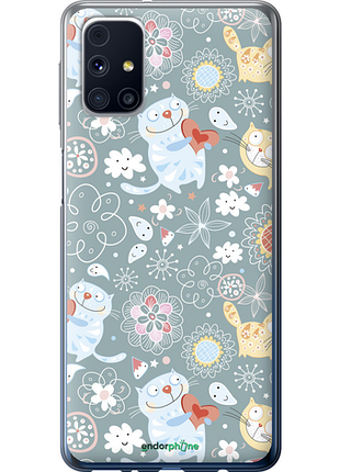 Чехол на samsung galaxy m31s m317f котята v3 "1223u-2055-8094", чехол для телефона