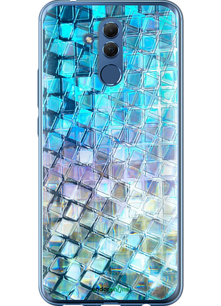 Чехол на huawei mate 20 lite переливающаяся чешуя "227u-1575-8094", чехол для телефона