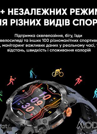Наручные часы modfit combat silver orange 7