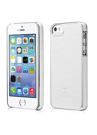 Чохол xoomz для iphone 5/5s/5se luxury electroplating white (back cover) (xip505w)