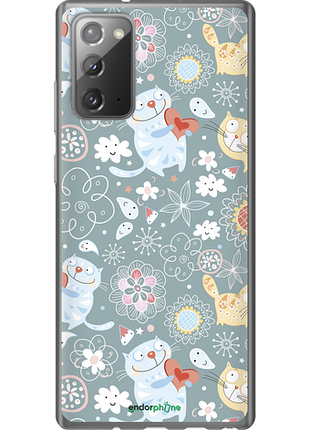 Чехол на samsung galaxy note 20 котята v3 "1223u-2036-8094", чехол для телефона