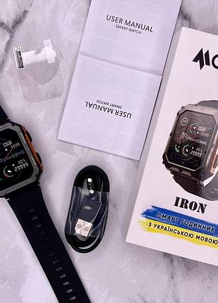 Наручные часы modfit iron black-orange 2