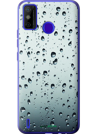 Чехол на tecno spark 6 go ke5 стекло в каплях "848u-2452-8094", чехол для телефона