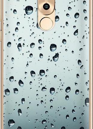 Чехол на huawei honor 6x стекло в каплях "848u-460-8094"