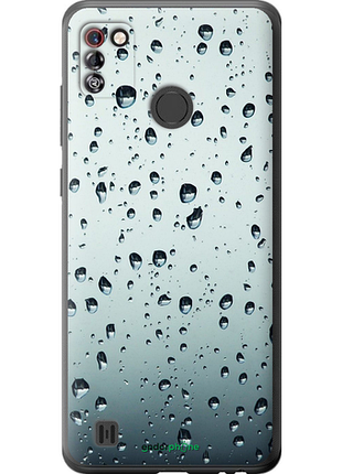 Чехол на tecno pop 4 pro bc3 стекло в каплях "848u-2444-8094", чехол для телефона